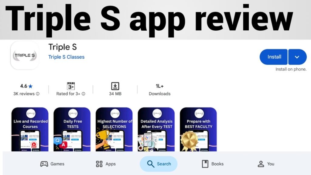 Triple S app review